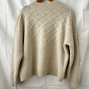 Calvin Klein Off-White Knit Sweater